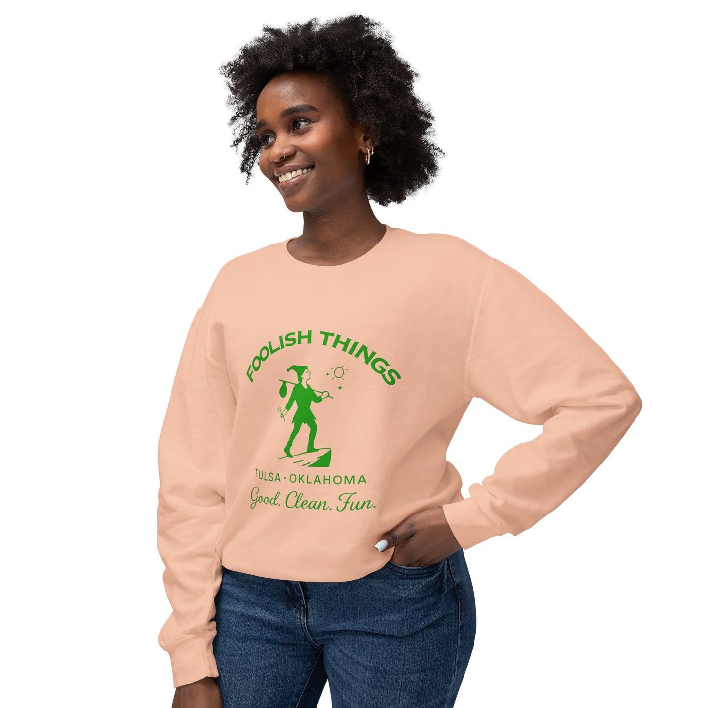 Unisex Lightweight Crewneck Sweatshirt
